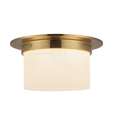 FM360115PTBAR-Mineral 11-in Brass Flush Mount