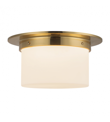 FM360115PTBOP-Mineral 11-in Brass Flush Mount
