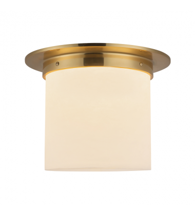 FM360118PTBAR-Mineral 11-in Brass Flush Mount FM360118PTBAR-Mineral 11-in Brass Flush Mount