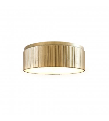  FM361212VB-Kensington 12-in Vintage Brass LED Flush Mount
