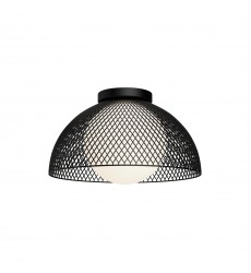 FM402513MBOP-Haven 12-in Matte Black/Opal Matte Glass 1 Light Flush Mount FM402513MBOP-Haven 12-in Matte Black/Opal Matte Glass 1 Light Flush Mount
