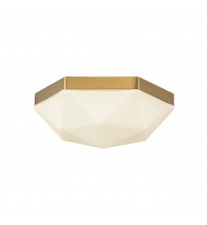 FM424512BGOP-Krysta 12-in Brushed Gold/Opal Glass 2 Lights Flush Mount  FM424512BGOP-Krysta 12-in Brushed Gold/Opal Glass 2 Lights Flush Mount