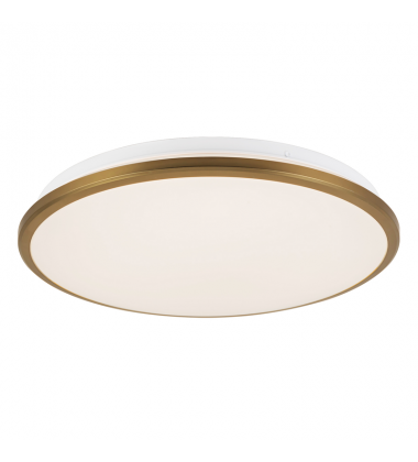 FM43315-BG-5CCT-Brook 15-in Gold dimmable LED Flush Mount