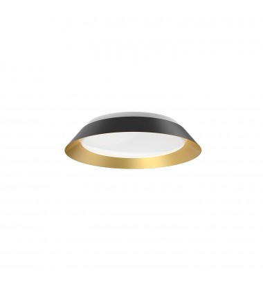 FM43414-BK/GD-Jasper 14-in Black/Gold LED Flush Mount FM43414-BK/GD-Jasper 14-in Black/Gold LED Flush Mount