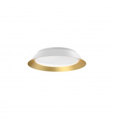 FM43414-WH/GD-Jasper 14-in White/Gold LED Flush Mount FM43414-WH/GD-Jasper 14-in White/Gold LED Flush Mount