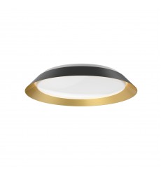 FM43419-BK/GD-5CCT-Jasper 19-in Black/Gold LED Flush Mount FM43419-BK/GD-5CCT-Jasper 19-in Black/Gold LED Flush Mount