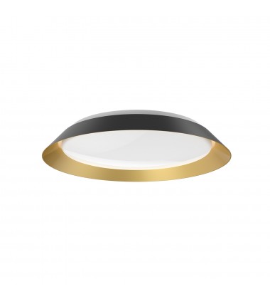 FM43419-BK/GD-5CCT-Jasper 19-in Black/Gold LED Flush Mount FM43419-BK/GD-5CCT-Jasper 19-in Black/Gold LED Flush Mount