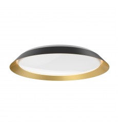 FM43423-BK/GD-5CCT-Jasper 23-in Black/Gold LED Flush Mount FM43423-BK/GD-5CCT-Jasper 23-in Black/Gold LED Flush Mount