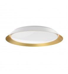 FM43423-WH/GD-Jasper 23-in White/Gold LED Flush Mount FM43423-WH/GD-Jasper 23-in White/Gold LED Flush Mount