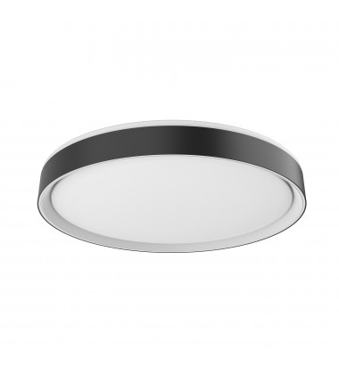  FM43920-BK/WH-5CCT-Essex 20-in Black/White LED Flush Mount