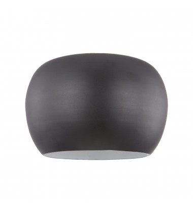  FM44614-BK/WH-Croft 14-in Black/White LED Flush Mount