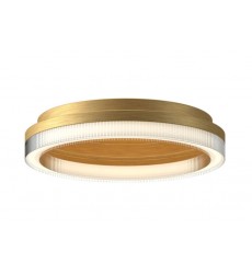  FM46116-BG-3CCT-UNV-Calix 16-in Brushed Gold LED Flush Mount
