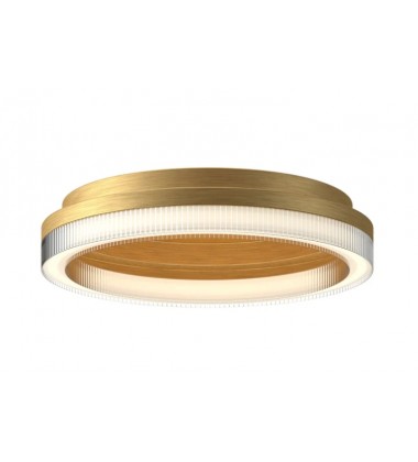  FM46116-BG-3CCT-UNV-Calix 16-in Brushed Gold LED Flush Mount