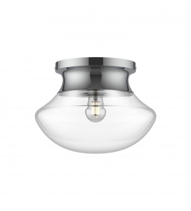  FM464012CH-Marcel 11-in Chrome 1 Light Flush Mount