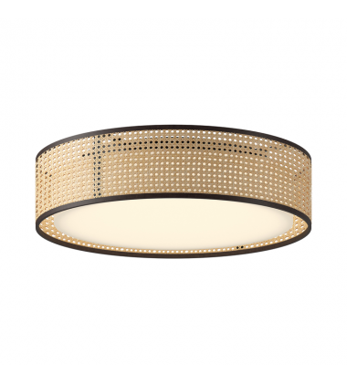 FM479020RB-5CCT-Lyla 20-in Rattan LED Flush Mount FM479020RB-5CCT-Lyla 20-in Rattan LED Flush Mount