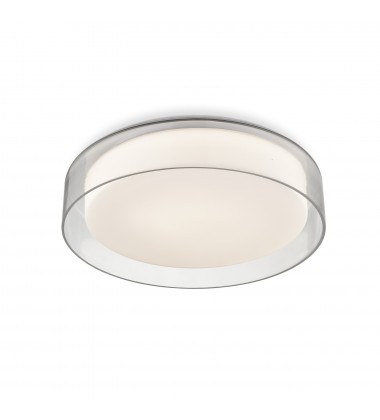  FM48614-5CCT-Aston 14-in Clear LED Flush Mount