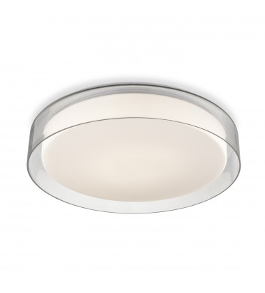  FM48618-5CCT-Aston 18-in Clear LED Flush Mount