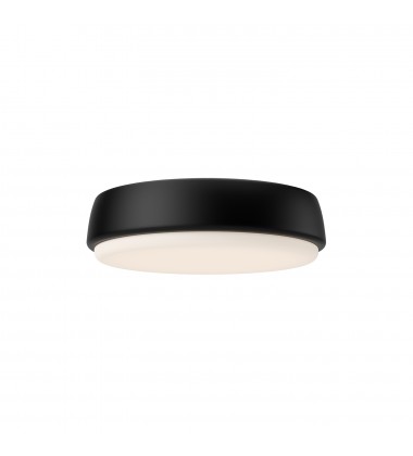  FM503509MB-Laval 9-in Matte Black LED Flush Mount
