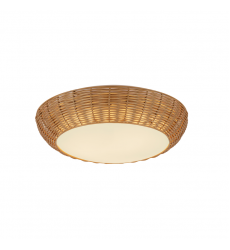 FM511014RA-Merida 14-in Rattan Socket Flush Mount FM511014RA-Merida 14-in Rattan Socket Flush Mount
