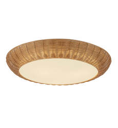 FM511421RA-Merida 21-in Rattan Socket Flush Mount FM511421RA-Merida 21-in Rattan Socket Flush Mount