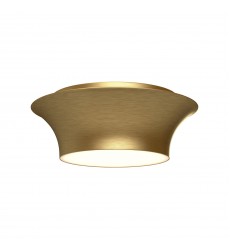 FM523013BG-Emiko 12-in Brushed Gold 2 Lights Flush Mount  FM523013BG-Emiko 12-in Brushed Gold 2 Lights Flush Mount