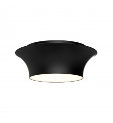 FM523013MB-Emiko 12-in Matte Black 2 Lights Flush Mount  FM523013MB-Emiko 12-in Matte Black 2 Lights Flush Mount