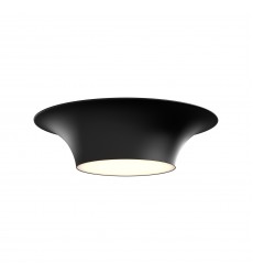 FM523016MB-Emiko 16-in Matte Black 2 Lights Flush Mount  FM523016MB-Emiko 16-in Matte Black 2 Lights Flush Mount