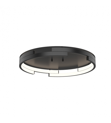 FM52719-BK-UNV-010-Anello Minor 19-in Black LED Flush Mount FM52719-BK-UNV-010-Anello Minor 19-in Black LED Flush Mount