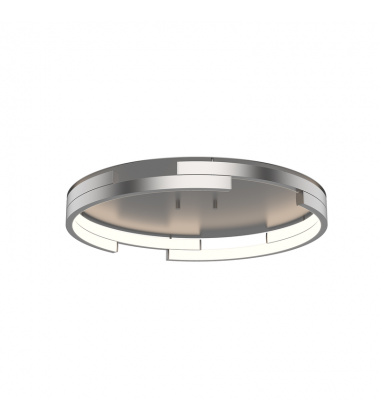FM52719-BN-UNV-010-Anello Minor 19-in Brushed Nickel LED Flush Mount FM52719-BN-UNV-010-Anello Minor 19-in Brushed Nickel LED Flush Mount