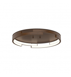 FM52719-WT-UNV-010-Anello Minor 19-in Walnut LED Flush Mount FM52719-WT-UNV-010-Anello Minor 19-in Walnut LED Flush Mount