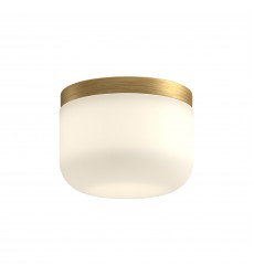 FM53005-BG/OP-Mel 5-in Brushed Gold/Opal Glass LED Flush Mount FM53005-BG/OP-Mel 5-in Brushed Gold/Opal Glass LED Flush Mount