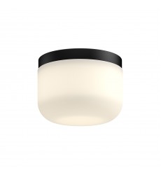 FM53005-BK/OP-Mel 5-in Black/Opal Glass LED Flush Mount FM53005-BK/OP-Mel 5-in Black/Opal Glass LED Flush Mount