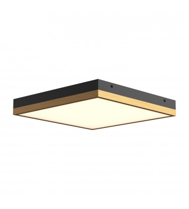  FM553214AGMB-Sydney 14-in Aged Gold/Matte Black LED Flush Mount