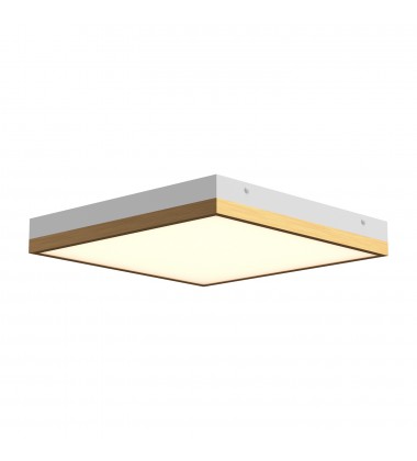  FM553214AGWH-Sydney 14-in Aged Gold/White LED Flush Mount