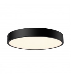  FM554015MB-5CCT-Adelaide 15-in Matte Black LED Flush Mount