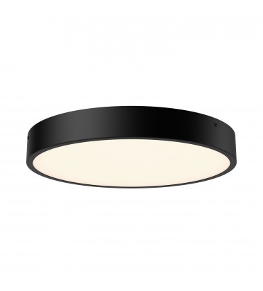  FM554015MB-5CCT-Adelaide 15-in Matte Black LED Flush Mount