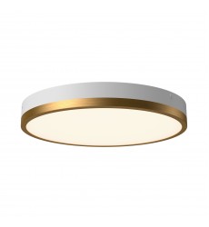 FM554215AGWH-Adelaide 15-in Aged Gold/White LED Flush Mount FM554215AGWH-Adelaide 15-in Aged Gold/White LED Flush Mount