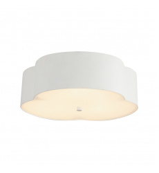 FM566314AW-Adella 14-in Antique White Socket Flush Mount FM566314AW-Adella 14-in Antique White Socket Flush Mount