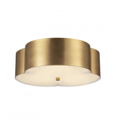 FM566314BG-Adella 14-in Brushed Gold Socket Flush Mount FM566314BG-Adella 14-in Brushed Gold Socket Flush Mount