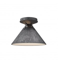 FM584507SL-Archer 7-in Steel Shade 1 Light Flush Mount  FM584507SL-Archer 7-in Steel Shade 1 Light Flush Mount