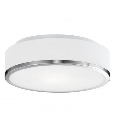  FM6012-BN-5CCT-Charlie 12-in Brushed Nickel LED Flush Mount
