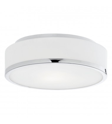  FM6012-CH-5CCT-Charlie 12-in Chrome LED Flush Mount