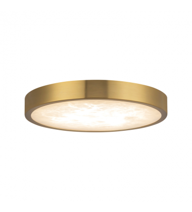 FM653007BGAR-Evelyn 7-in Gold dimmable LED Flush Mount