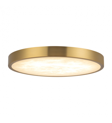 FM653009BGAR-Evelyn 9-in Gold dimmable LED Flush Mount