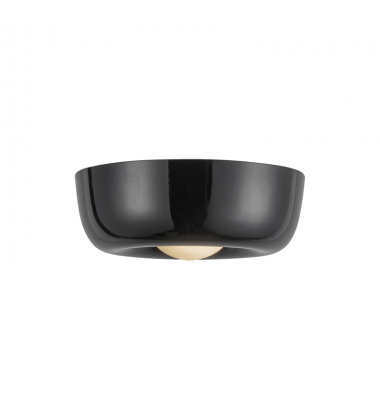 FM68506-GBK-Hayden 6-in Glossy Black LED Flush Mount