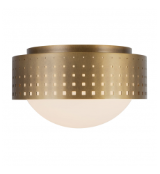FM70810-VB-Astoria 10-in Brass Flush Mount FM70810-VB-Astoria 10-in Brass Flush Mount