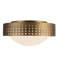 FM70814-VB-Astoria 14-in Brass Flush Mount FM70814-VB-Astoria 14-in Brass Flush Mount