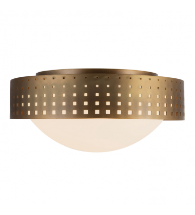 FM70814-VB-Astoria 14-in Brass Flush Mount FM70814-VB-Astoria 14-in Brass Flush Mount