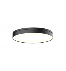  FM72205-BK-Novel 5-in Black LED Flush Mount