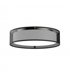 FM7916-BOR-5CCT-Dalton 16-in Black Organza LED Flush Mount  FM7916-BOR-5CCT-Dalton 16-in Black Organza LED Flush Mount